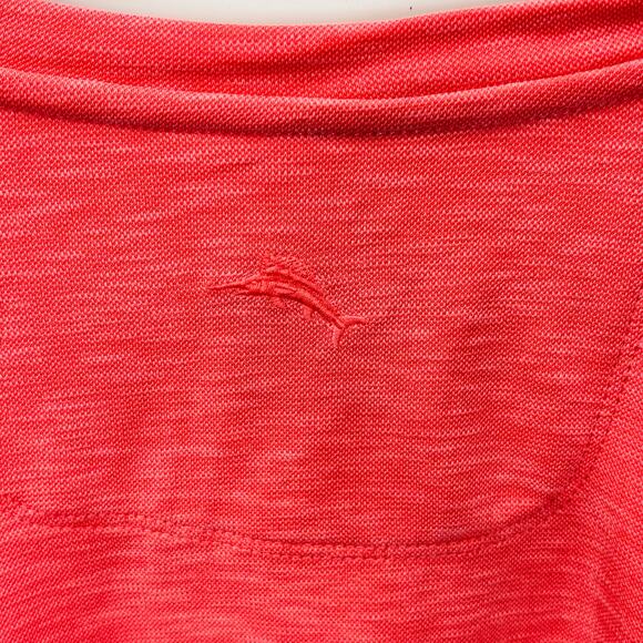 Men’s Tommy Bahama Long Sleeve Paradiso Vee Bright Coral XXXL 0298 - Picture 3 of 7